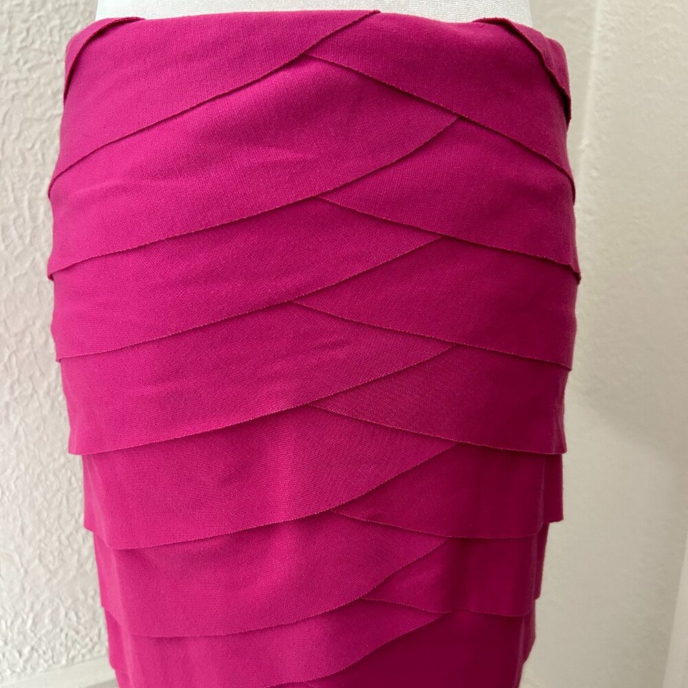 Women's Rampage Pink Pencil Skirt with Full Zipper in Back, Size S